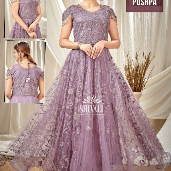 Purple Evening Dress Design Off Shoulder Sweetheart Lace Flowers on Luulla